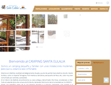 Tablet Screenshot of campingsantaeulalia.com